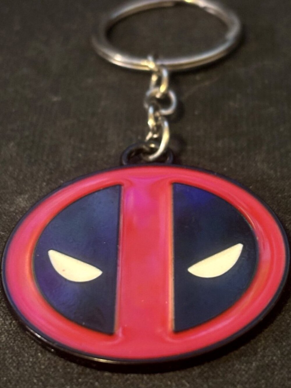 Deadpool Metal Keychain Authentic Tactical Morale Maximum Effort Marvel